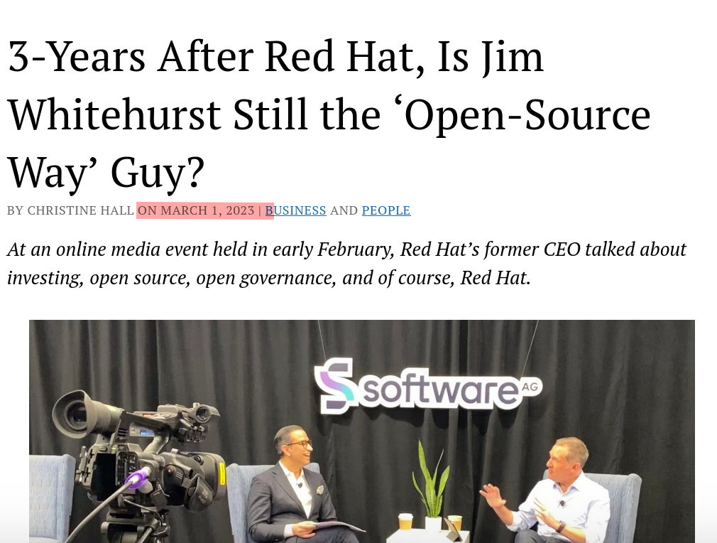 3-Years After Red Hat, Is Jim Whitehurst Still the ‘Open-Source Way’ Guy?