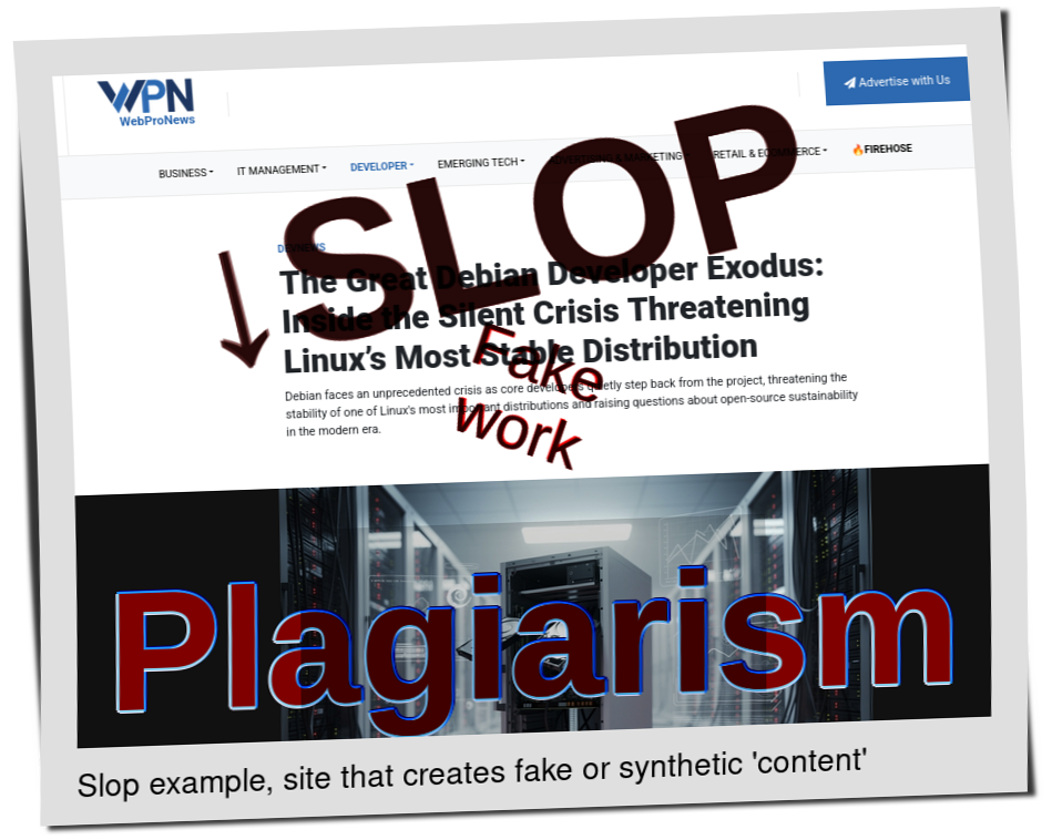 Slop or fake: The Great Debian Developer Exodus: Inside the Silent Crisis Threatening Linux’s Most Stable Distribution