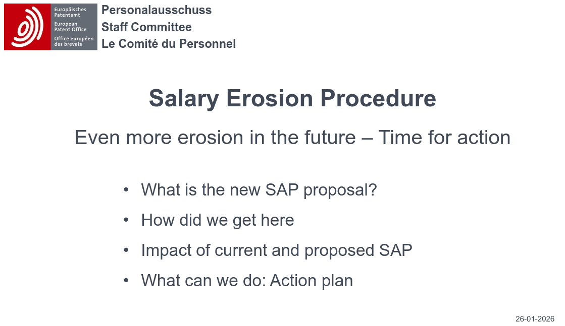 Even more erosion in the future – Time for action