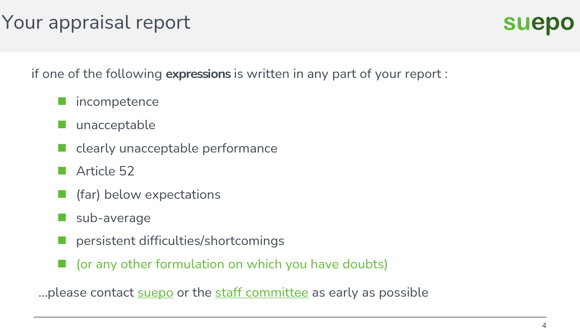 If one of the following expressions is written in any part of your report