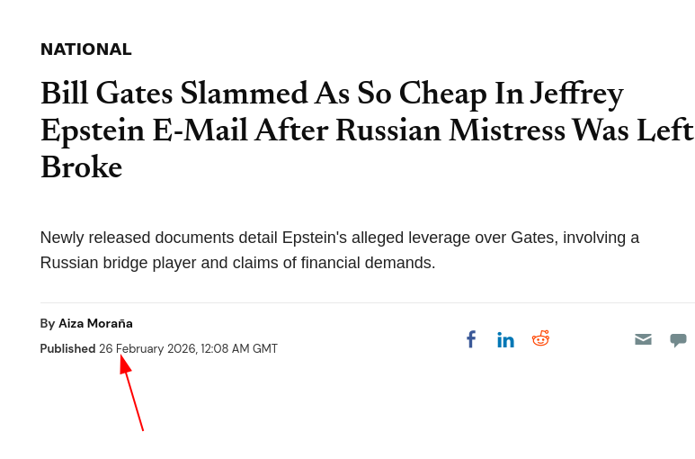 Bill Gates Slammed As So Cheap In Jeffrey Epstein E-Mail After Russian Mistress Was Left Broke