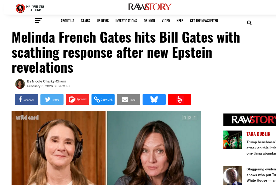 Melinda French Gates hits Bill Gates with scathing response after new Epstein revelations