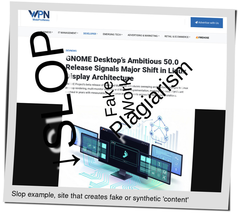 Slop or fake: GNOME Desktop’s Ambitious 50.0 Release Signals Major Shift in Linux Display Architecture