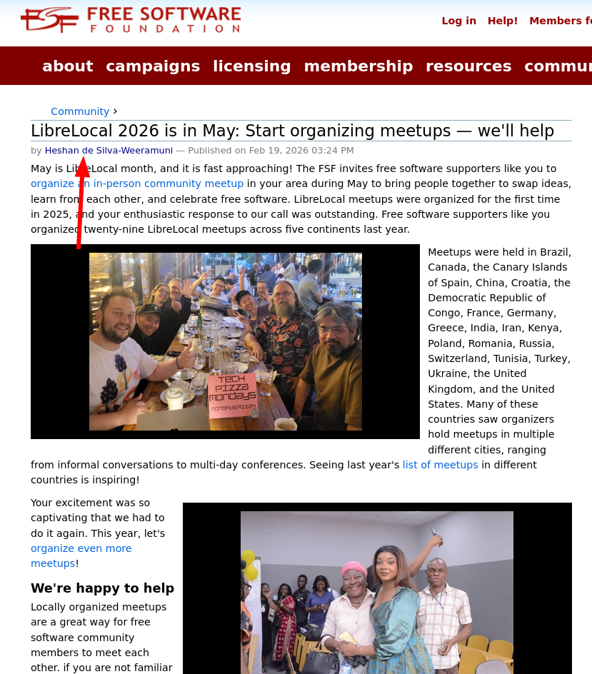 LibreLocal 2026 is in May: Start organizing meetups — we'll help