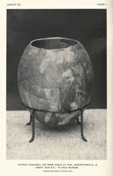 Ostrich Egg-Shell Cup From Grave at Kish, Mesopotamia, about 3000 B.C.