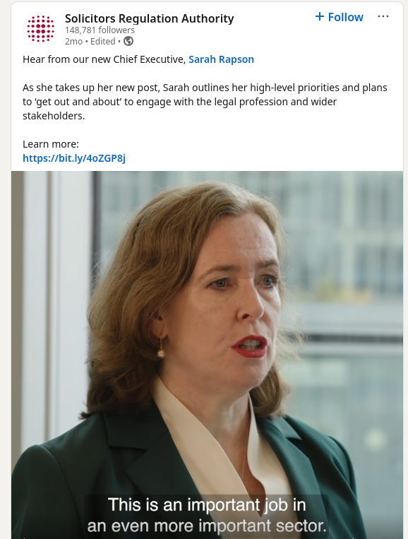 Hear from our new Chief Executive, Sarah Rapson