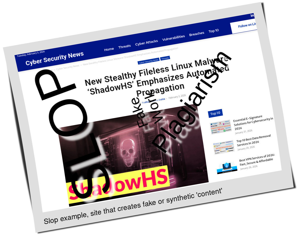 Slop or fake: New Stealthy Fileless Linux Malware ‘ShadowHS’ Emphasizes Automated Propagation