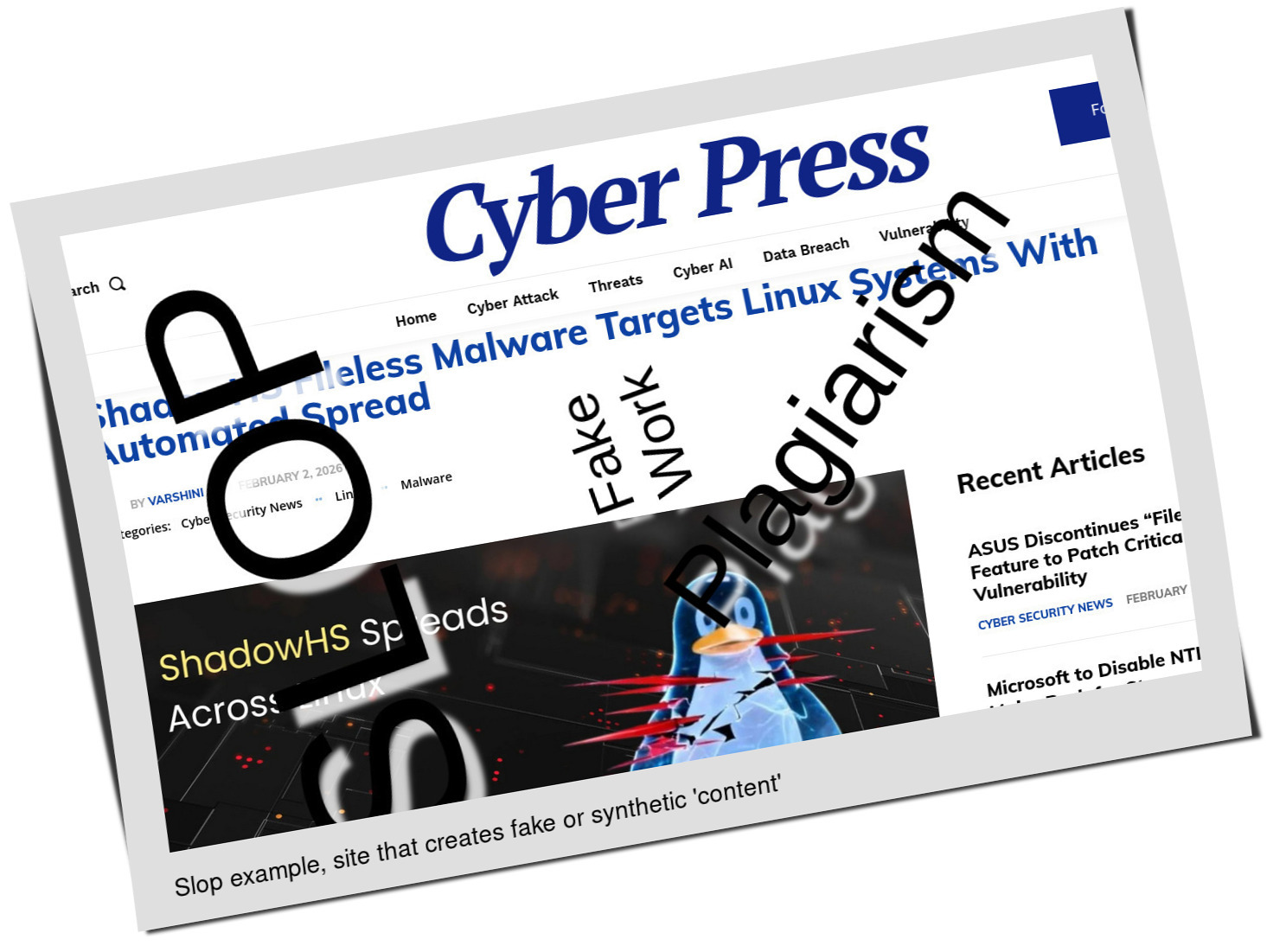 Slop or fake: ShadowHS Fileless Malware Targets Linux Systems With Automated Spread