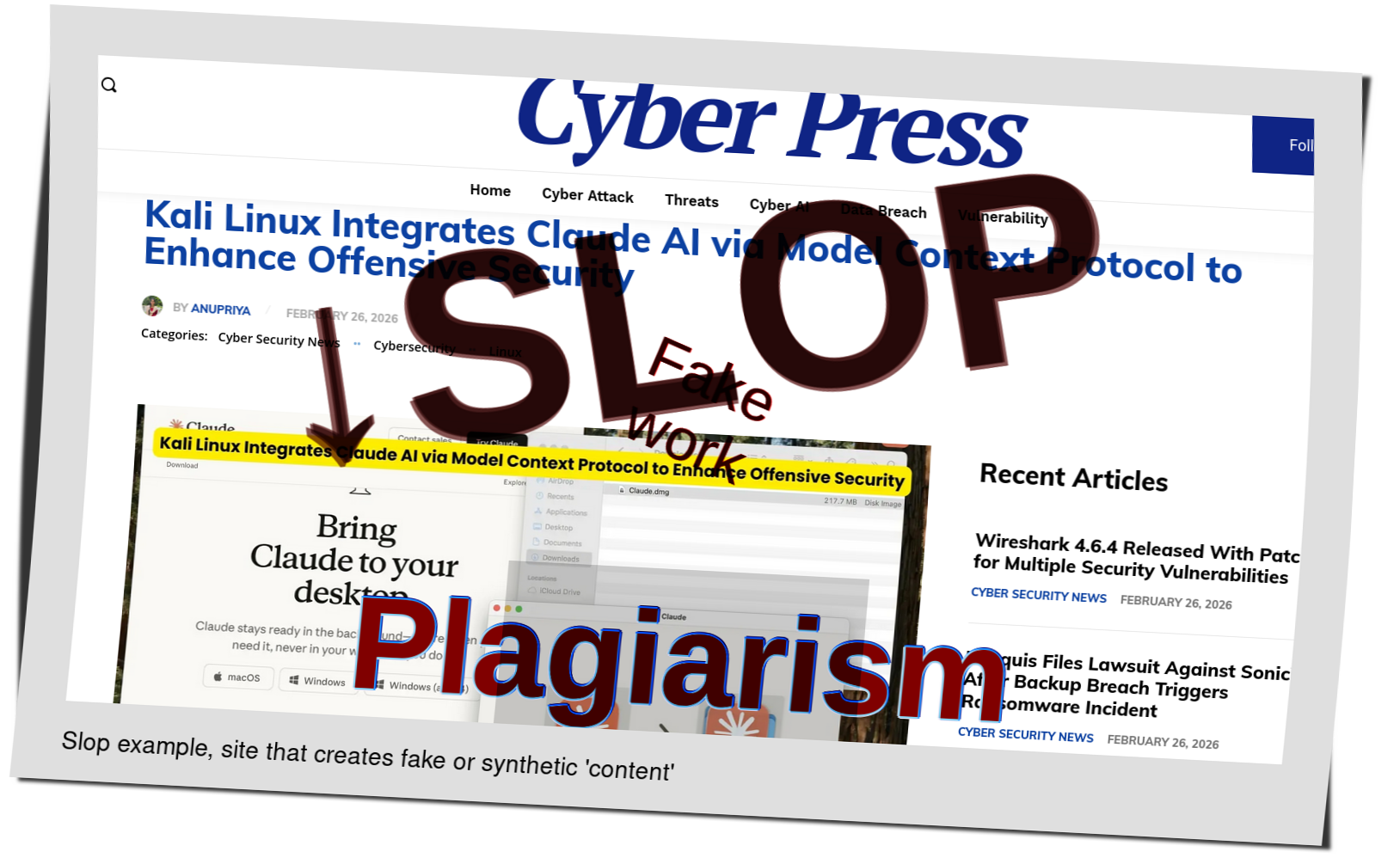 Slop or fake: Kali Linux Integrates Claude AI via Model Context Protocol to Enhance Offensive Security