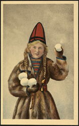 Girl in Sami Costume