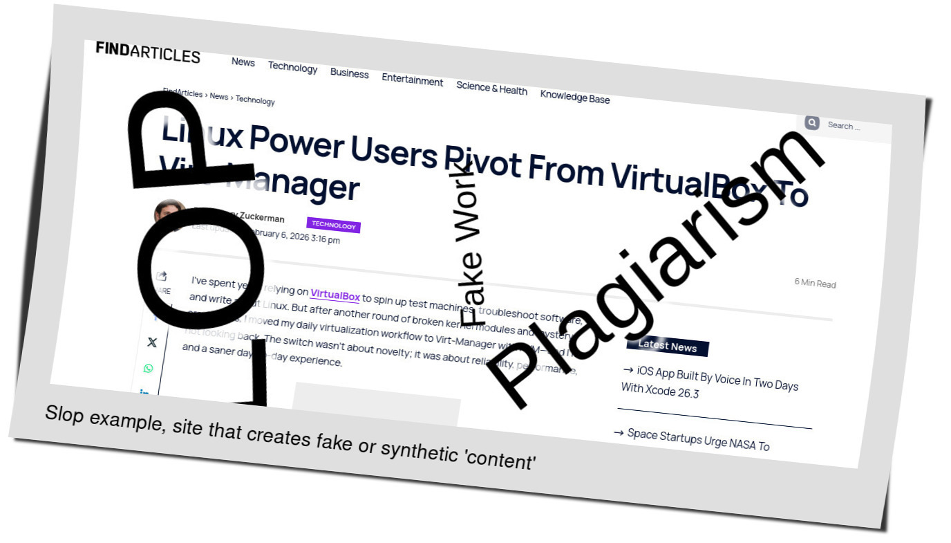 Slop or fake: Linux Power Users Pivot From VirtualBox To Virt-Manager