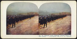 Japanese Army Reserves Leaving Dalny for Port Arthur