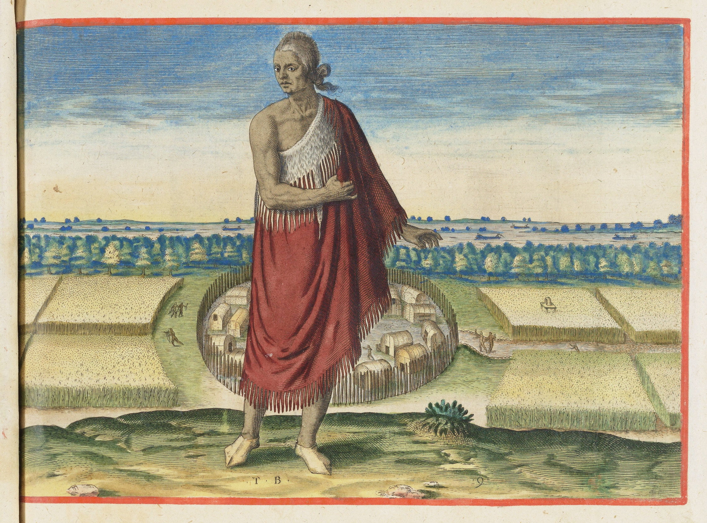 An aged man in his winter garment