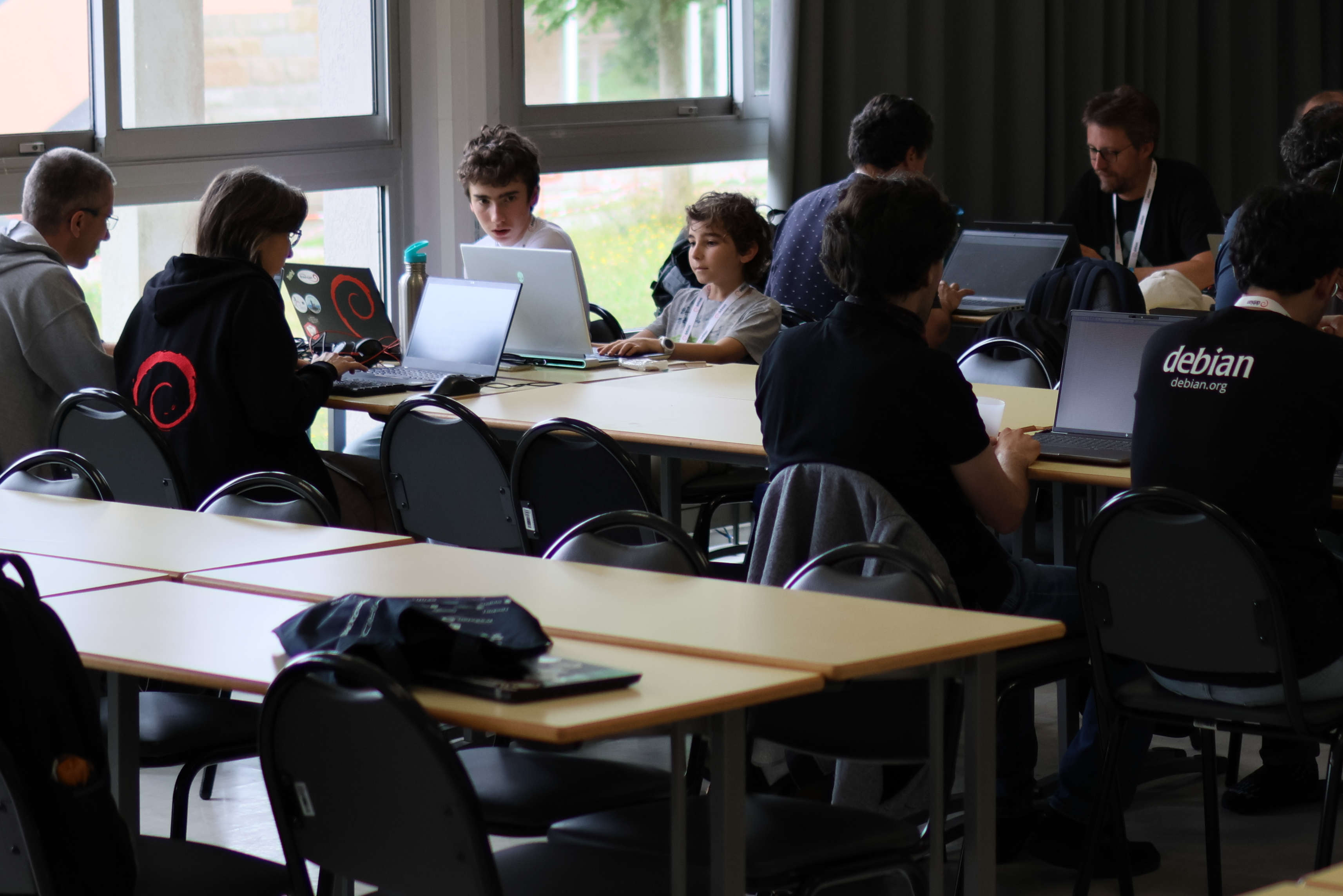 Raphael Hertzog, Sophie Hertzog Brun, Baptiste Hertzog, Lucas Hertzog