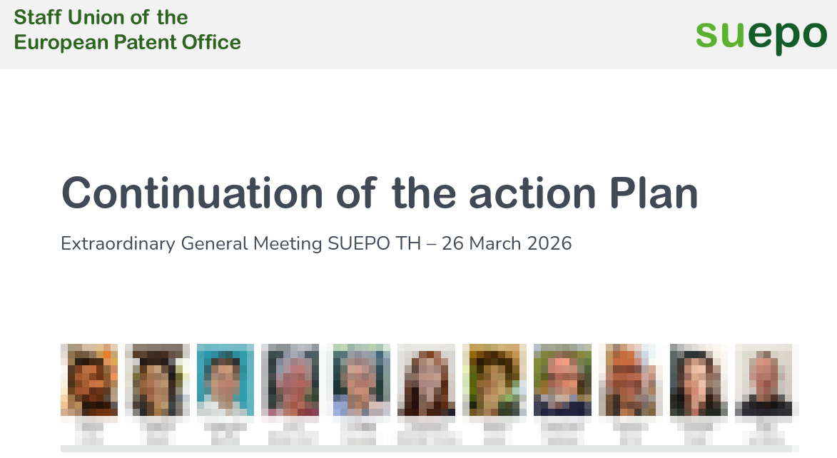 Extraordinary General Meeting SUEPO TH – 26 March 2026