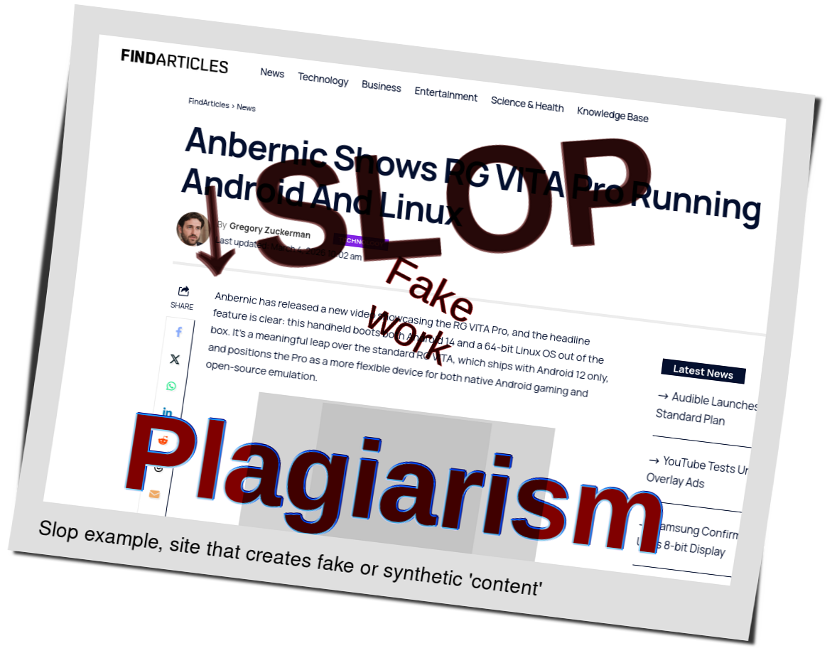 Slop or fake: Anbernic Shows RG VITA Pro Running Android And Linux