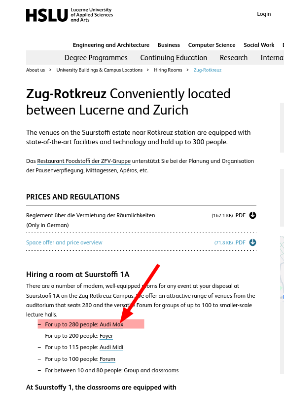 Zug-Rotkreuz Conveniently located between Lucerne and Zurich