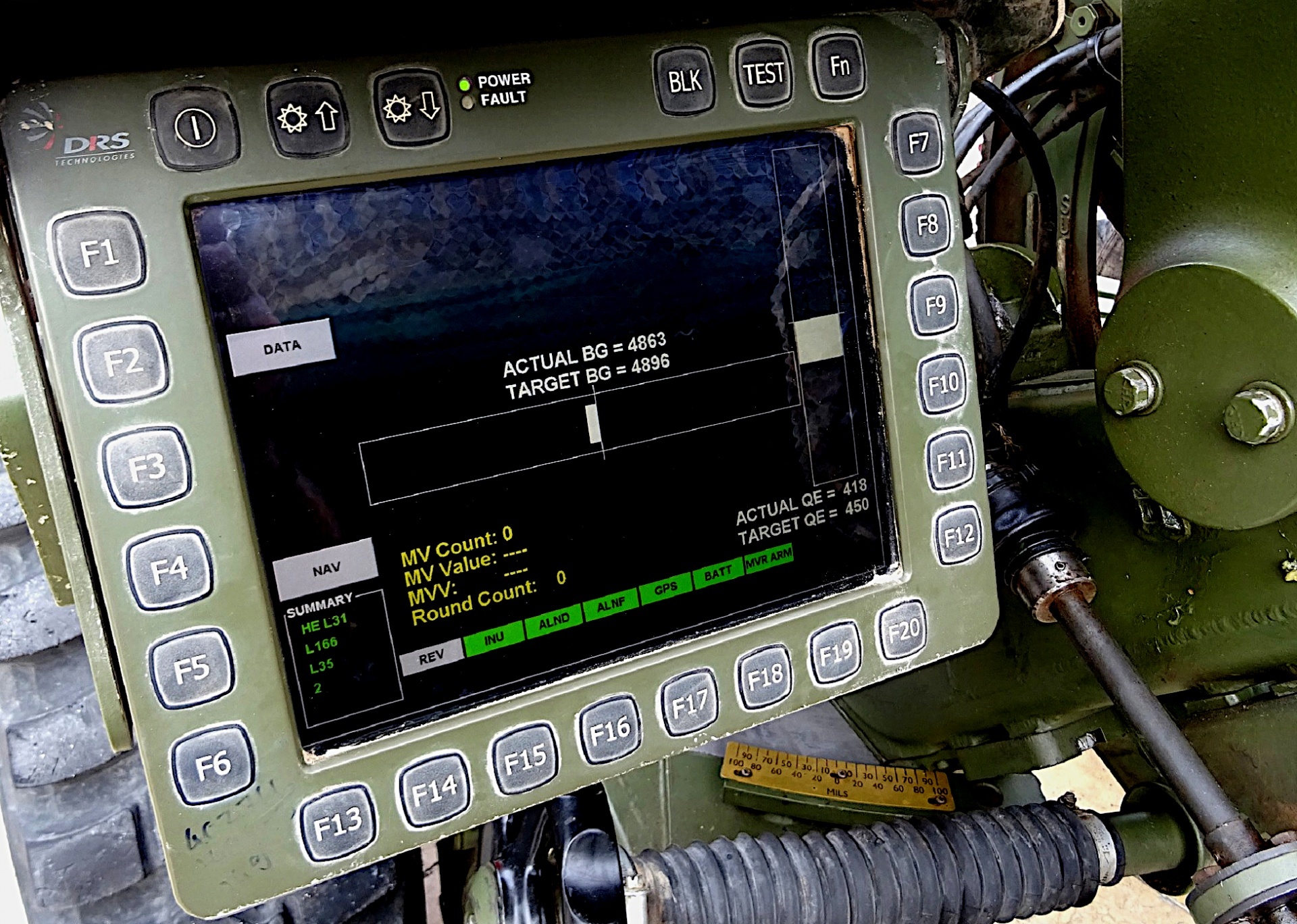 British Army L118 Target Monitor