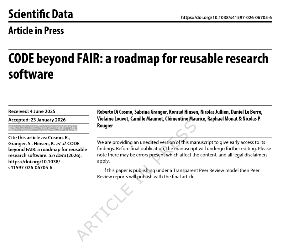 Roadmap for reusable research
