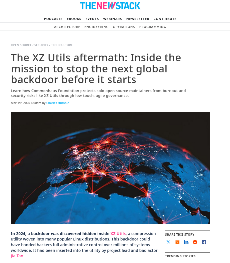 The XZ Utils aftermath: Inside the mission to stop the next global backdoor before it starts 