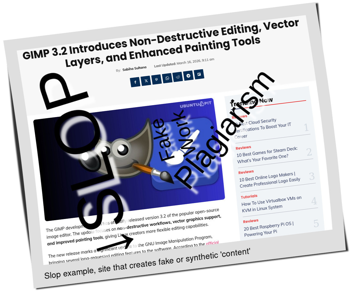 Slop or fake: GIMP 3.2 Introduces Non-Destructive Editing, Vector Layers, and Enhanced Painting Tools