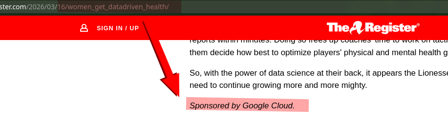  Sponsored by Google Cloud. 