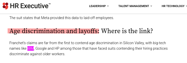 Age discrimination and layoffs: Where is the link?