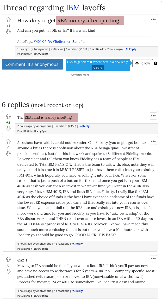 How do you get RBA money after quitting