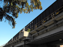 Railcars loaded with coal waiting to move on