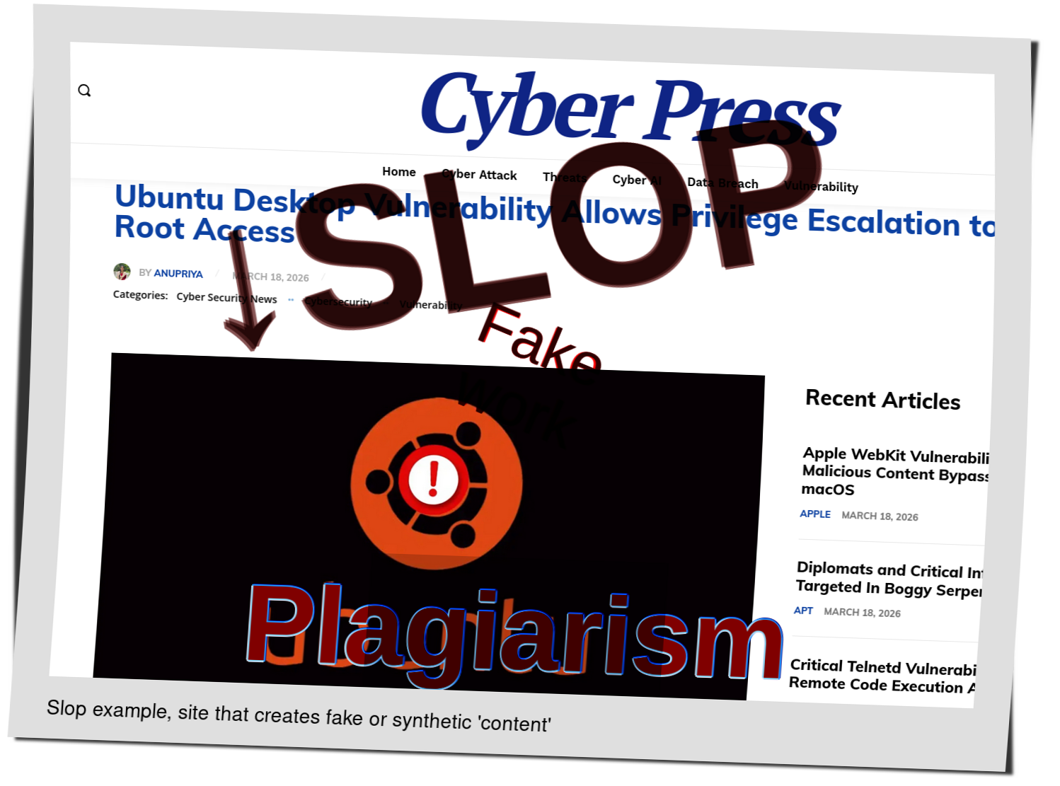 Slop or fake: Ubuntu Desktop Vulnerability Allows Privilege Escalation to Full Root Access
