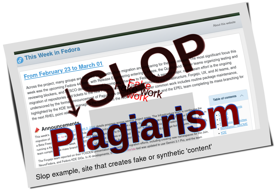 Slop or fake: From February 23 to March 01