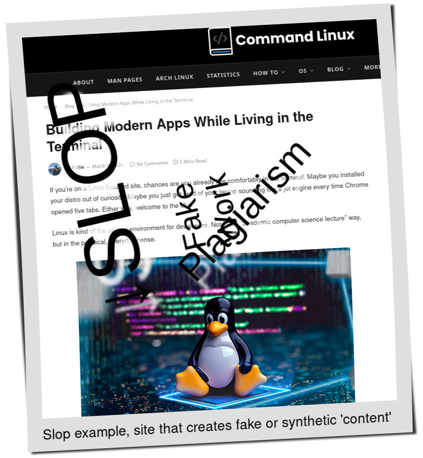 Slop or fake: Building Modern Apps While Living in the Terminal
