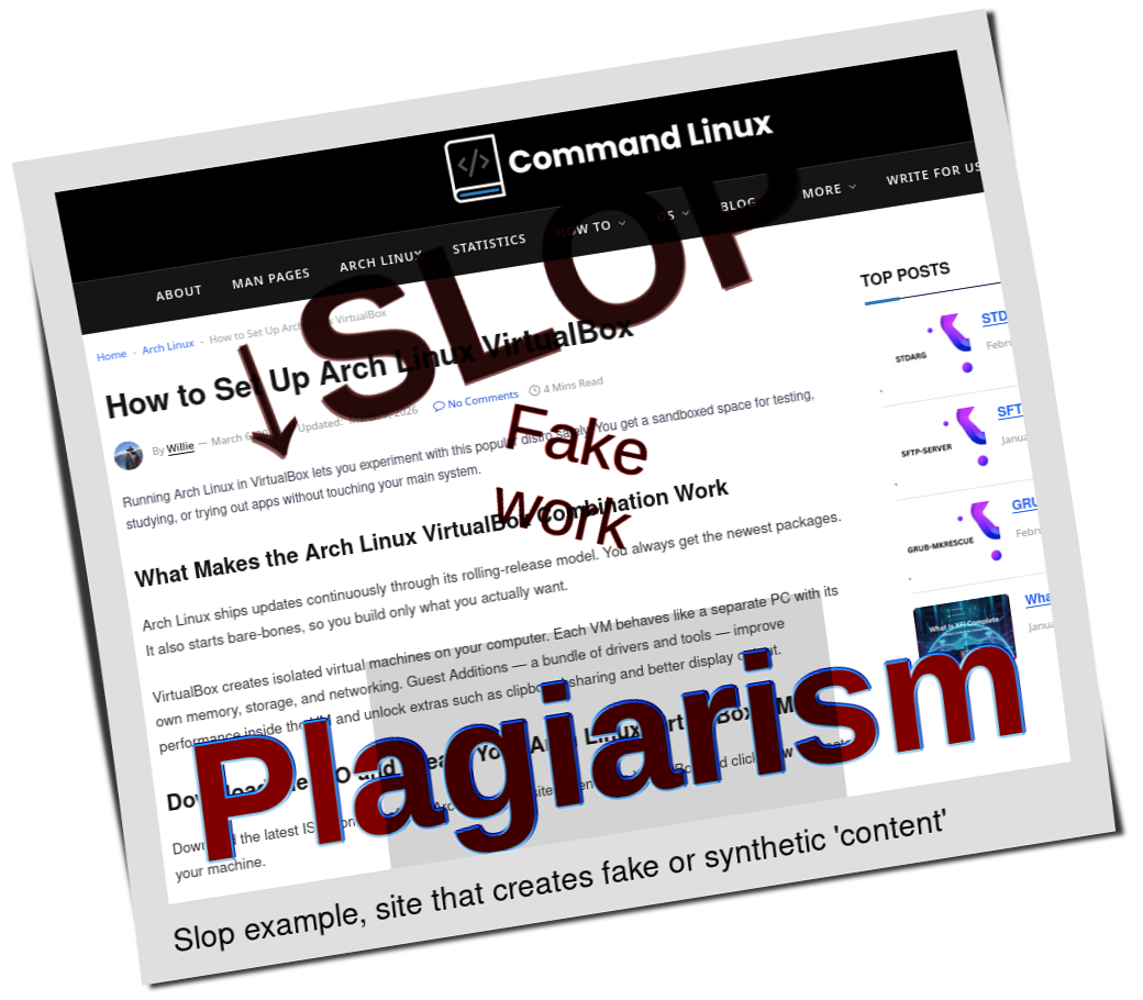 Slop or fake: How to Set Up Arch Linux VirtualBox