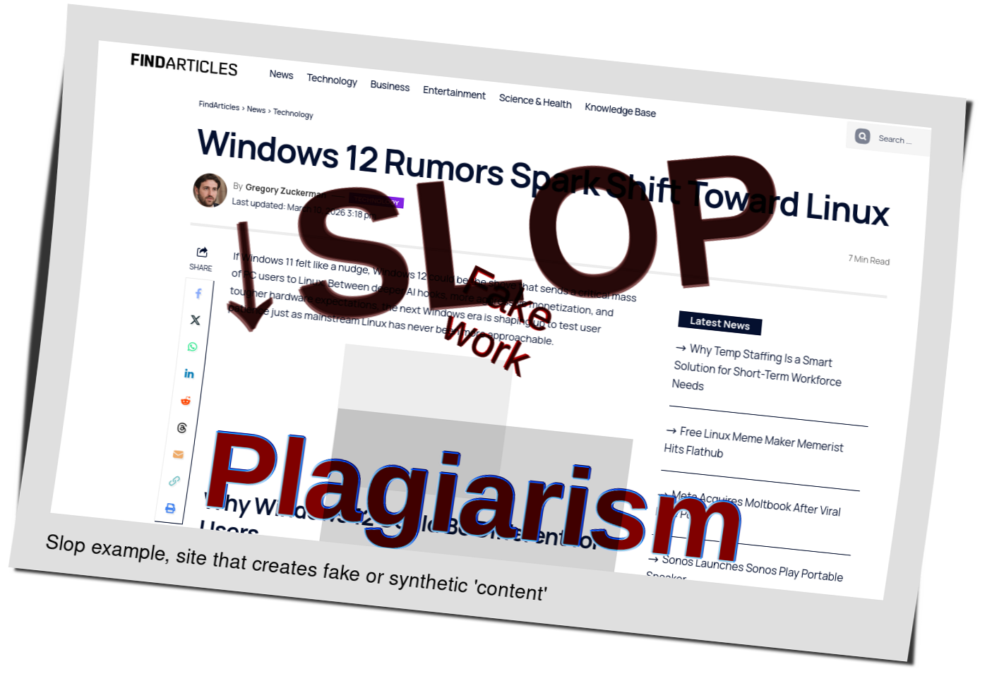 Slop or fake: Windows 12 Rumors Spark Shift Toward Linux