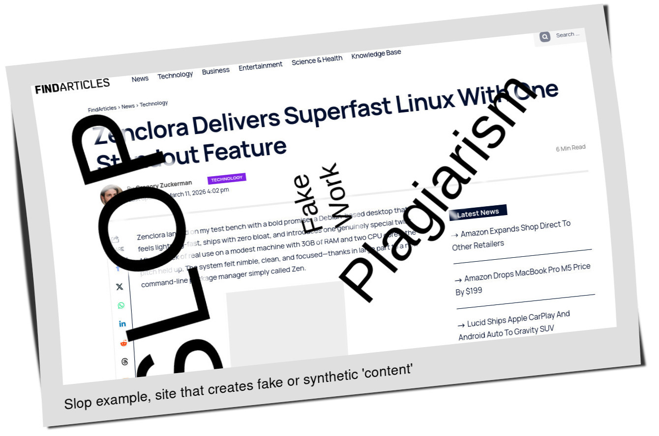 Slop or fake: Zenclora Delivers Superfast Linux With One Standout Feature