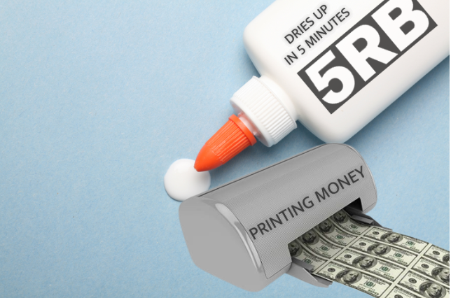 5RB: Dries up in 5 minutes, printing money
