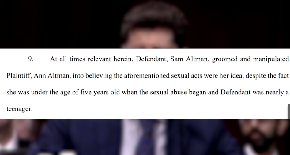 Sam Altman sexual abuse suit