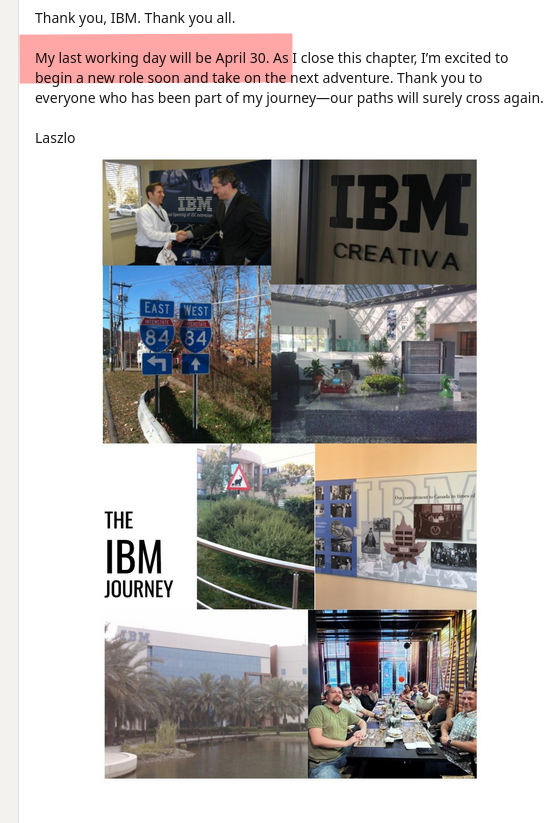 Thank you, IBM. Thank you all