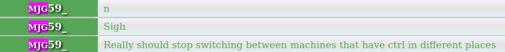 switching between machines