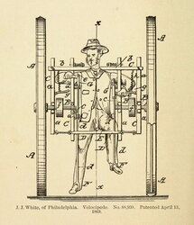 walk with the vehicle velocipede