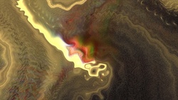 Wallpaper with fractal thunder