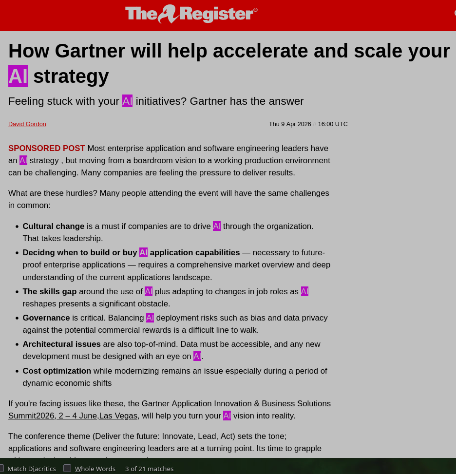 How Gartner will help accelerate and scale your AI strategy