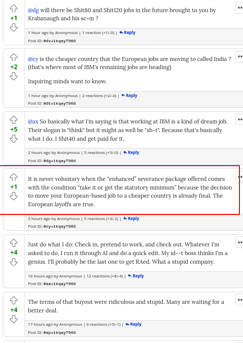 It is never voluntary when the “enhanced” severance package offered comes with the condition “take it or get the statutory minimum” because the decision to move your European-based job to a cheaper country is already final. The European layoffs are true.