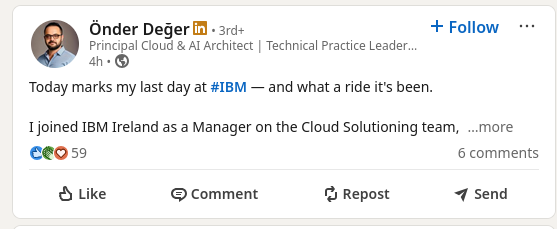 Today marks my last day at IBM — and what a ride it's been.