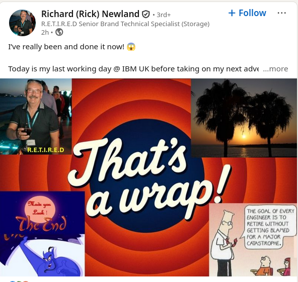 I’ve really been and done it now!