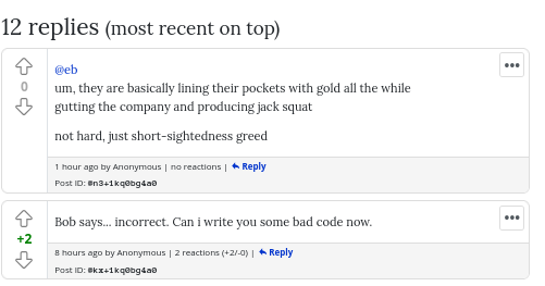 um, they are basically lining their pockets with gold all the while...