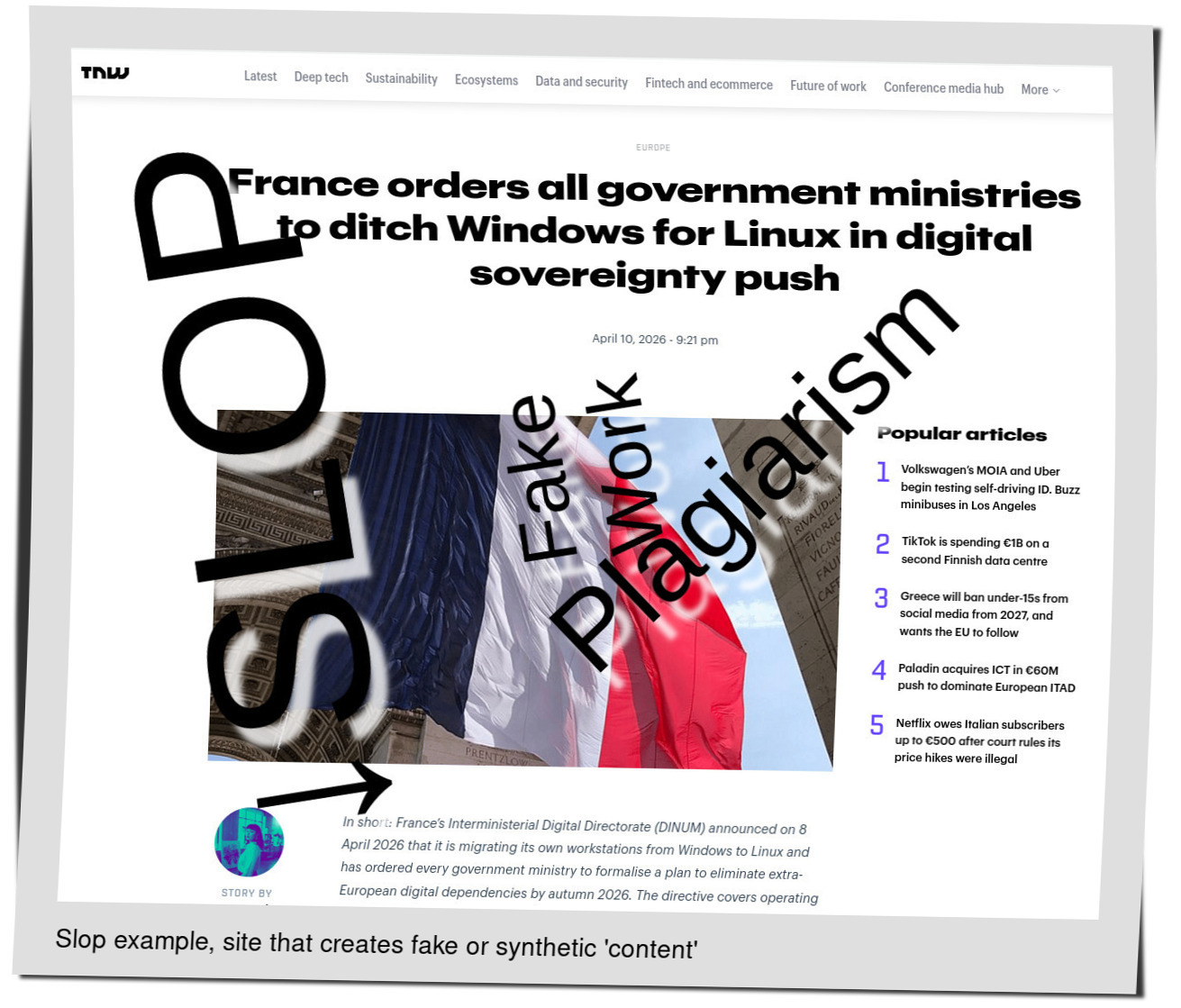 Slop or fake: France orders all government ministries to ditch Windows for Linux in digital sovereignty push