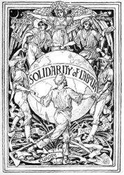 1889 design by Walter Crane celebrating International Workers' Day