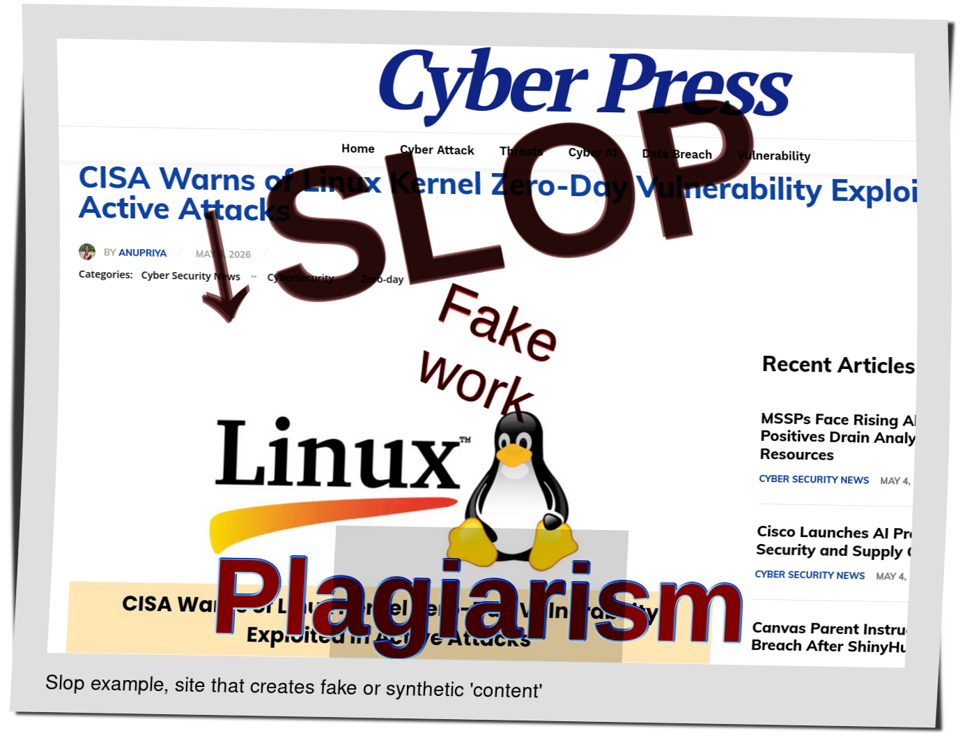 Slop or fake: CISA Warns of Linux Kernel Zero-Day Vulnerability Exploited in Active Attacks