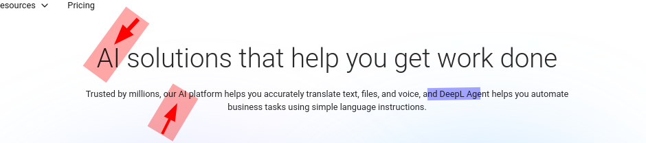 Trusted by millions, our AI platform helps you accurately translate text, files, and voice, and DeepL Agent helps you automate business tasks using simple language instructions.